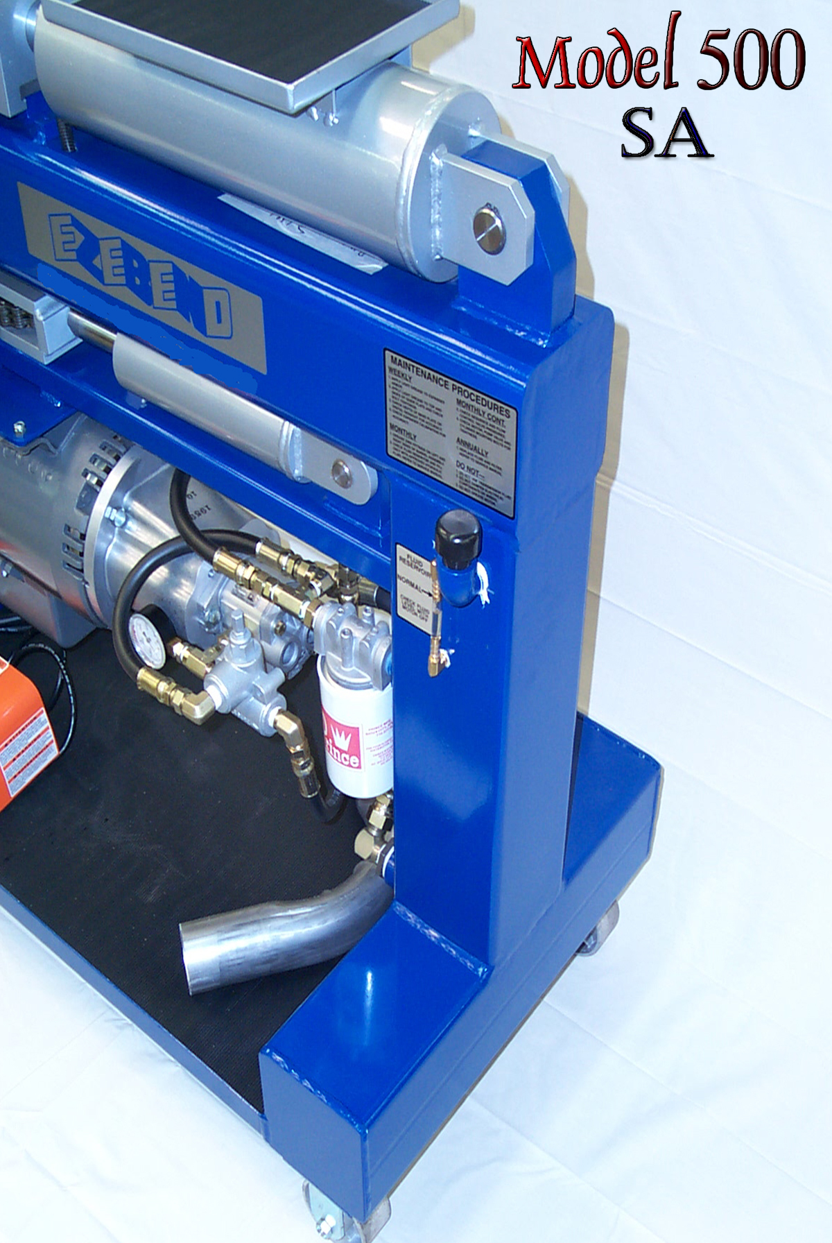 BRADSHAW MFG.,Inc. EZEBEND™ Model 500 SA Exhaust, Muffler and Tube